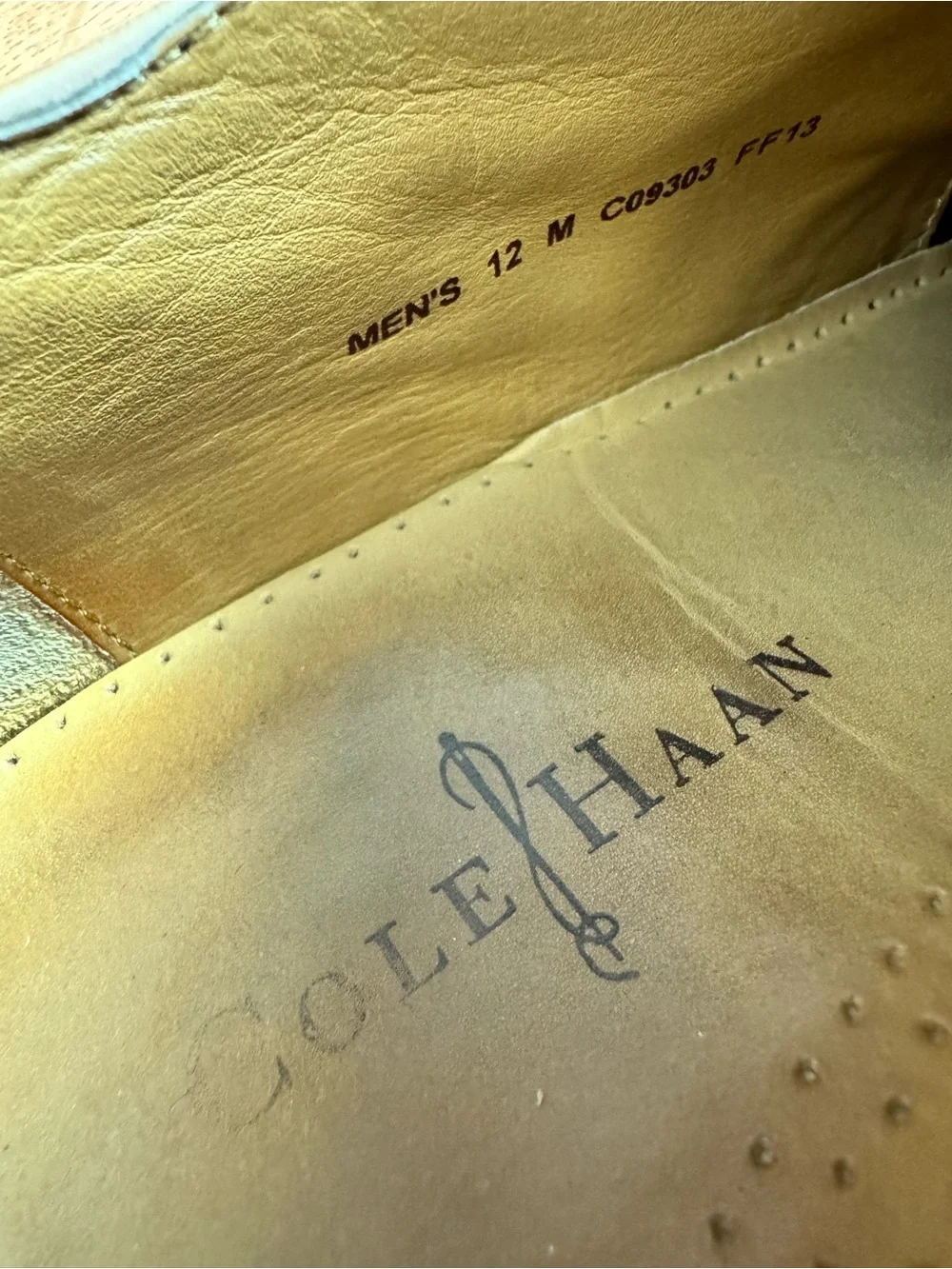 Cole Haan leather wingtip